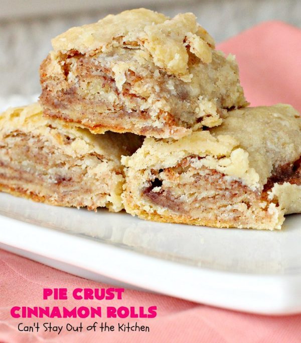 Pie Crust Cinnamon Rolls Can't Stay Out of the Kitchen