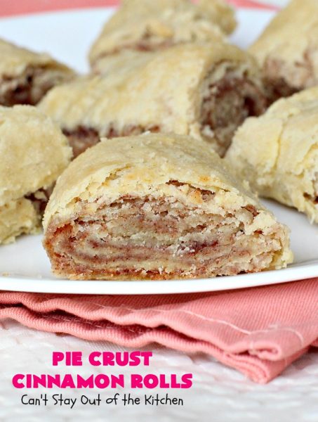 Pie Crust Cinnamon Rolls – Can't Stay Out of the Kitchen