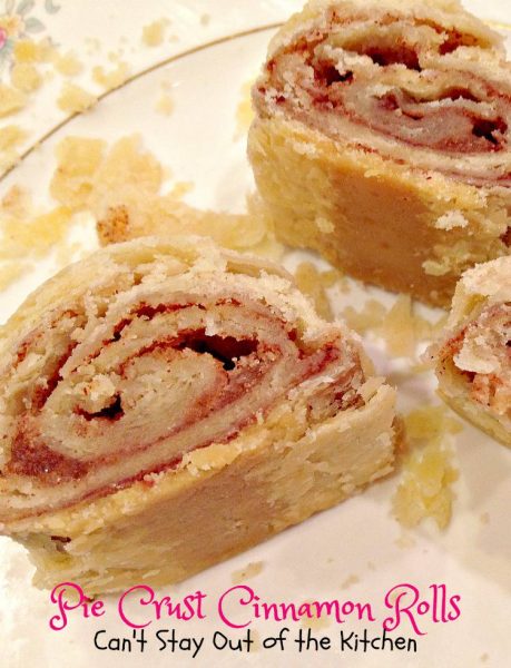 Pie Crust Cinnamon Rolls | Can't Stay Out of the Kitchen | wonderful #homemade #cinnamonrolls made from #piecrust mix! #cinnamon #dessert