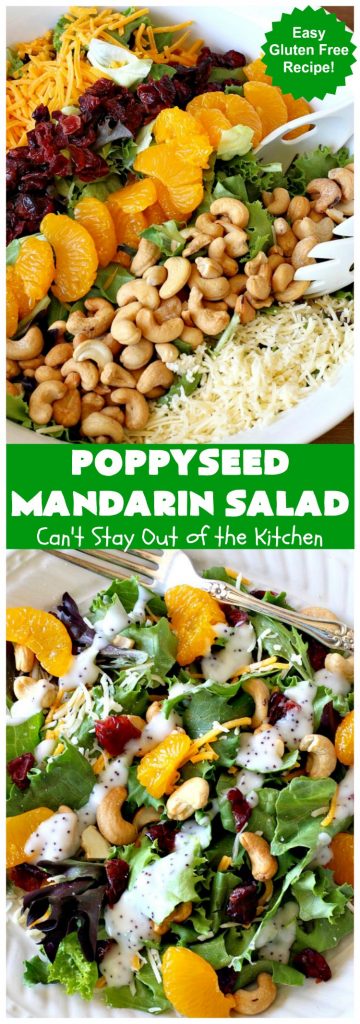 Poppyseed Mandarin Salad | Can't Stay Out of the Kitchen