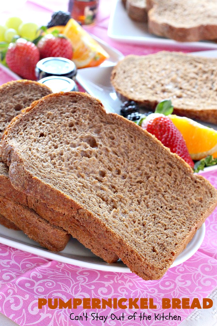 Pumpernickel Bread Can't Stay Out of the Kitchen