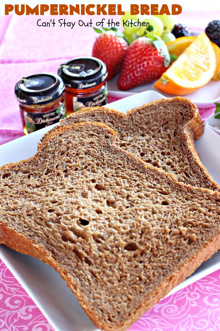 Pumpernickel Bread Can't Stay Out of the Kitchen