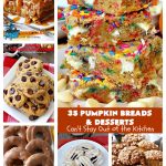 35 Pumpkin Breads & Desserts | Can't Stay Out of the Kitchen | Enjoy #holiday #baking with these fun & delicious #recipes including #breads, #muffins, #Croissants, #donuts, #cakes, #cookies, #blondies #pie, #biscuits & #PumpkinDesserts. #PumpkinBreadsAndDesserts #35PumpkinRecipes #PumpkinRecipes