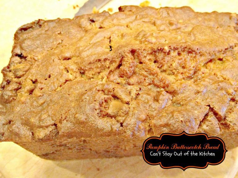 Pumpkin Butterscotch Bread Recipe Pix 13 507 Can't Stay Out of the