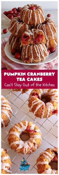 Pumpkin Cranberry Tea Cakes Cant Stay Out Of The Kitchen 