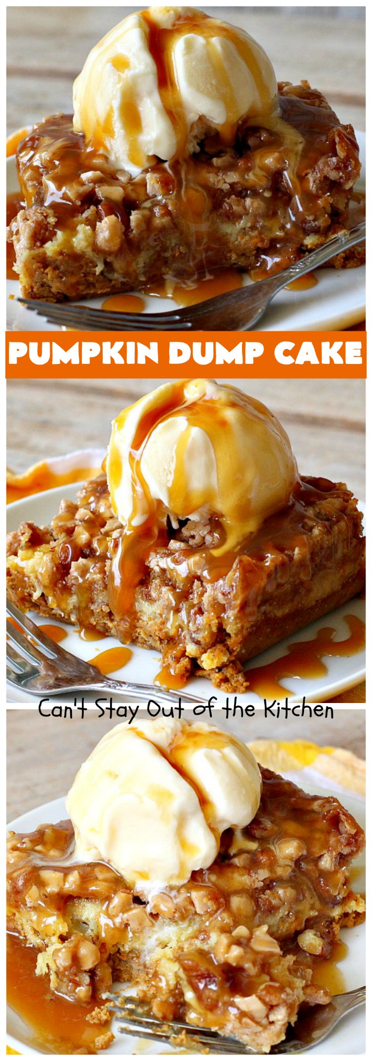Pumpkin Dump Cake | Can't Stay Out of the Kitchen