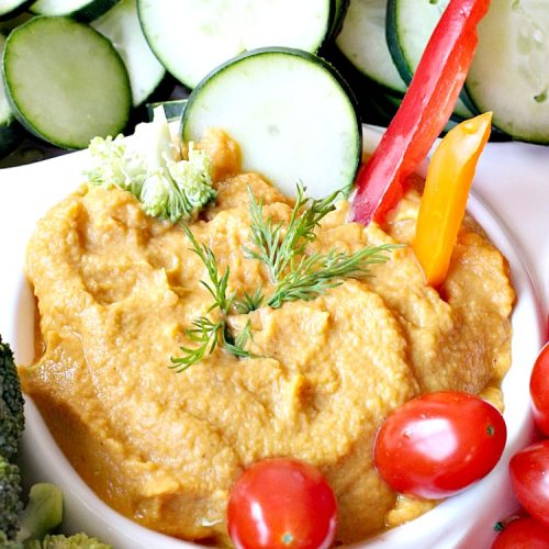 Pumpkin Hummus | Can't Stay Out of the Kitchen