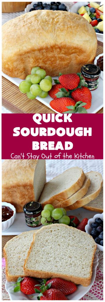 Quick Sourdough Bread | Can't Stay Out of the Kitchen