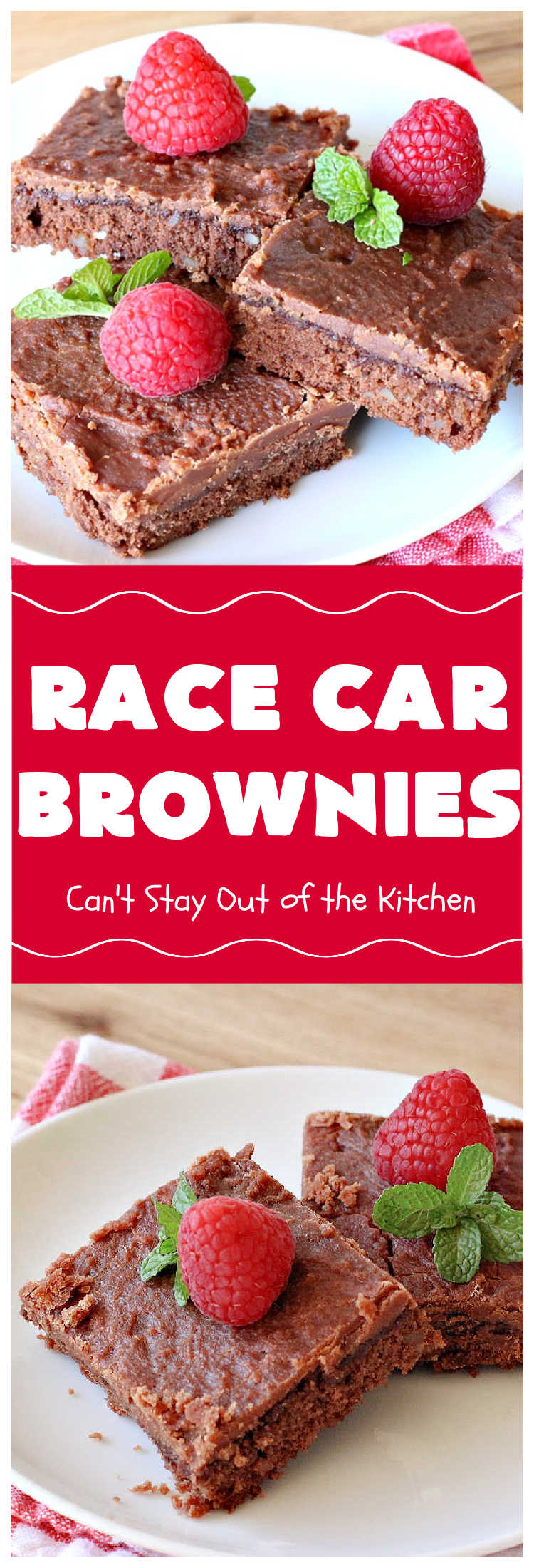 Race Car Brownies | Can't Stay out of the Kitchen | these rich, decadent #brownies are perfect for #NASCAR races, potlucks, soccer games, #tailgating or backyard barbecues. They have a rich, fudgy icing on top & they're made with #Hersheys #chocolate syrup. So delicious. #ChocolateDessert #NASCARDessert #dessert #Easter #EasterDessert #RaceCarBrownies