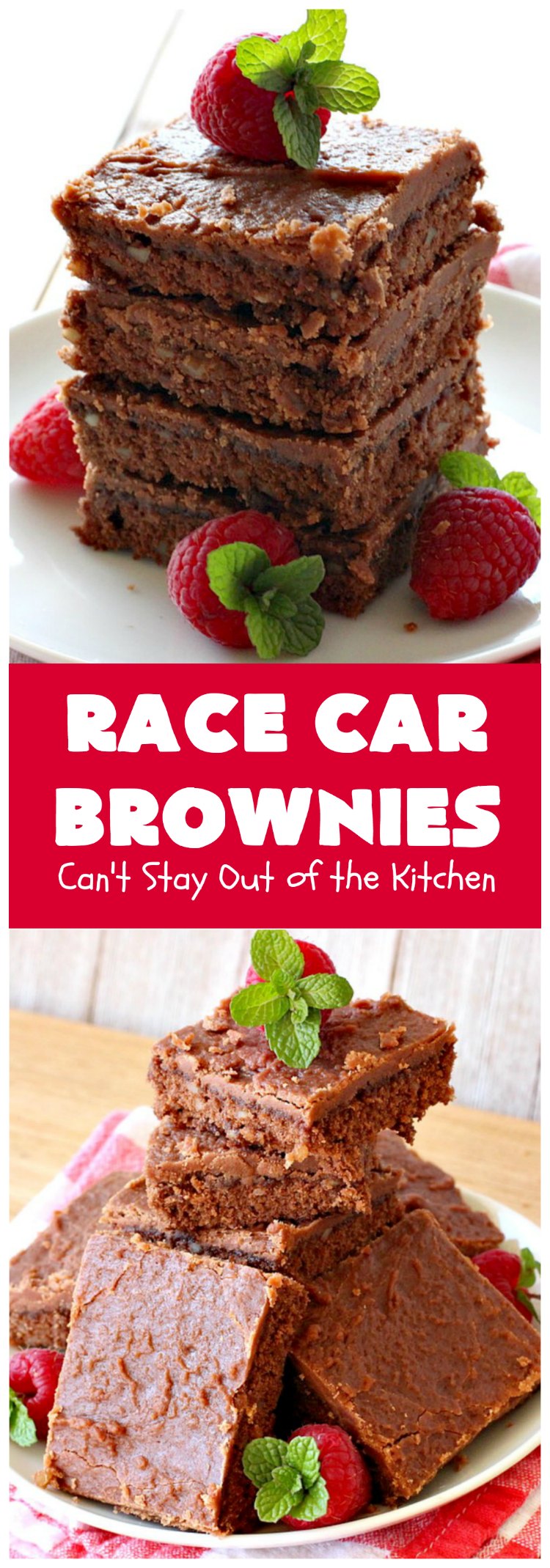Race Car Brownies | Can't Stay out of the Kitchen | these rich, decadent #brownies are perfect for #NASCAR races, potlucks, soccer games, #tailgating or backyard barbecues. They have a rich, fudgy icing on top & they're made with #Hersheys #chocolate syrup. So delicious. #ChocolateDessert #NASCARDessert #dessert #Easter #EasterDessert