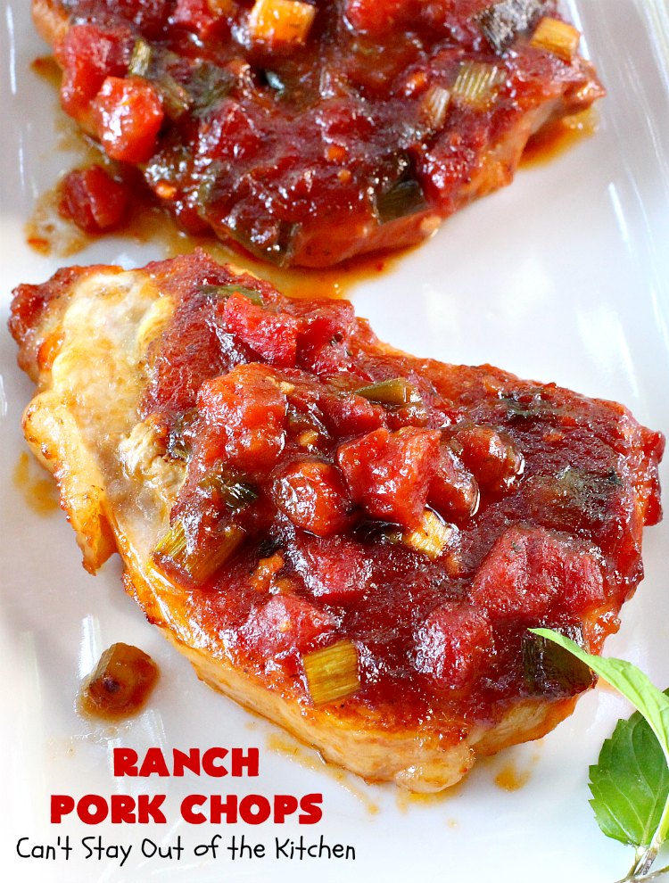 Ranch Pork Chops - Can't Stay Out of the Kitchen