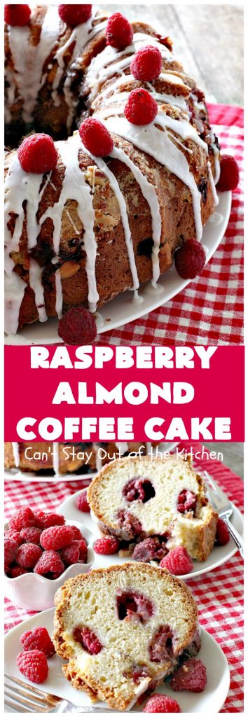 Raspberry Almond Coffee Cake | Can't Stay Out of the Kitchen