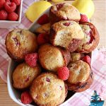 Raspberry Lemon Muffins | Can't Stay Out of the Kitchen | these luscious #muffins include #raspberries, #LemonYogurt & #LemonPeel & just burst with flavor. Every bite is satisfying & delectable. Great for a weekday or weekend #breakfast, or serve for company & a #holiday #brunch #menu. #RaspberryLemonMuffins