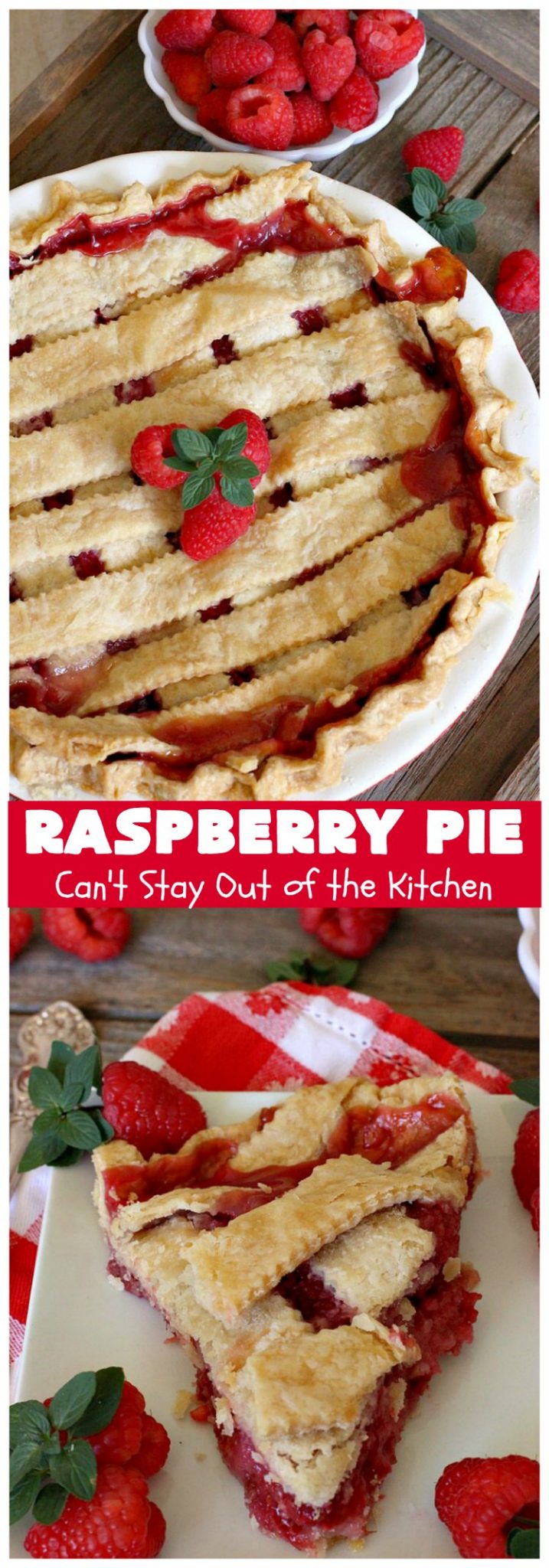 Raspberry Pie – Can't Stay Out of the Kitchen