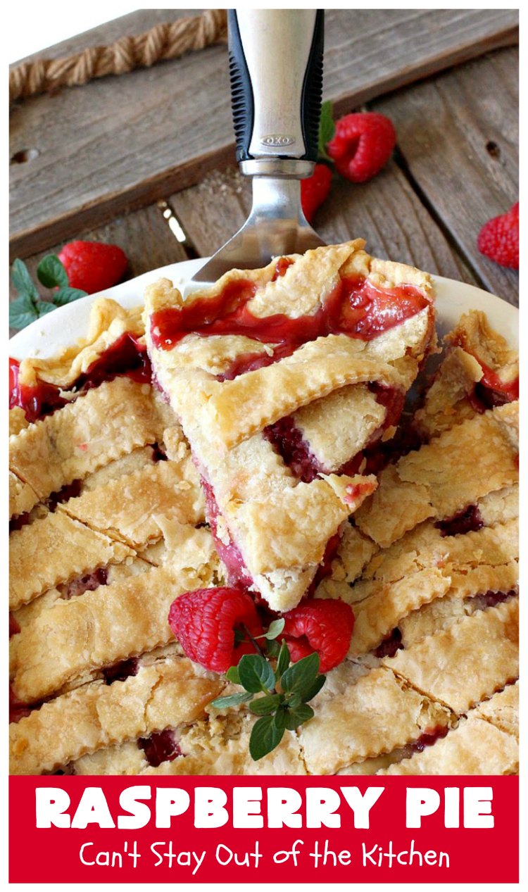 Raspberry Pie – Can't Stay Out of the Kitchen
