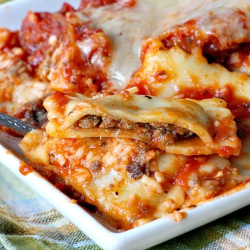 Ravioli Lasagna | Can't Stay Out of the Kitchen