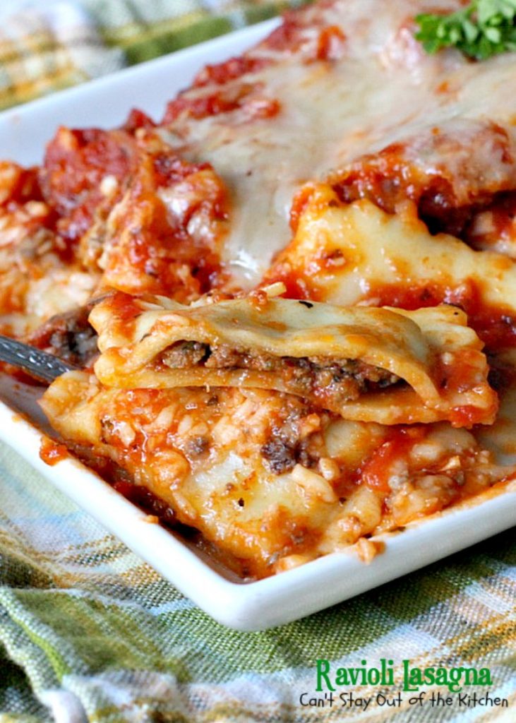 Ravioli Lasagna – Can't Stay Out of the Kitchen