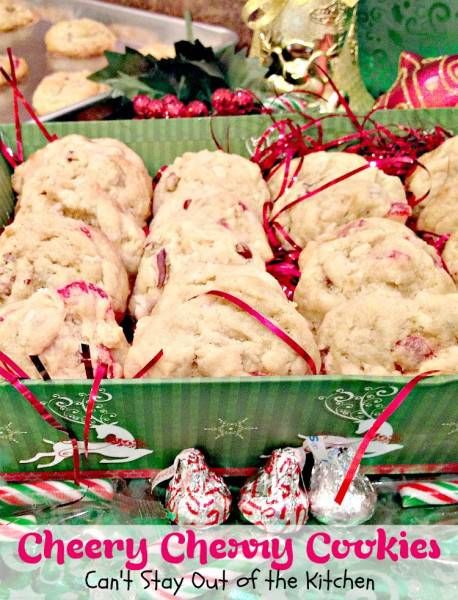 Cheery Cherry Cookies | Can't Stay Out of the Kitchen | fabulous #cherry #cookies with #pecans and #coconut. #dessert #candiedcherries