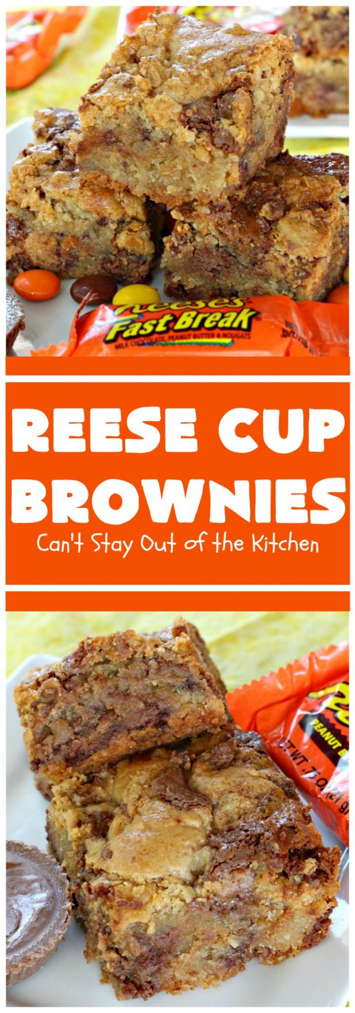 Reese Cup Brownies Can't Stay Out of the Kitchen