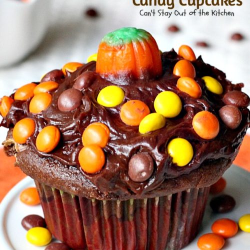 Reese's Candy Cupcakes | Can't Stay Out of the Kitchen