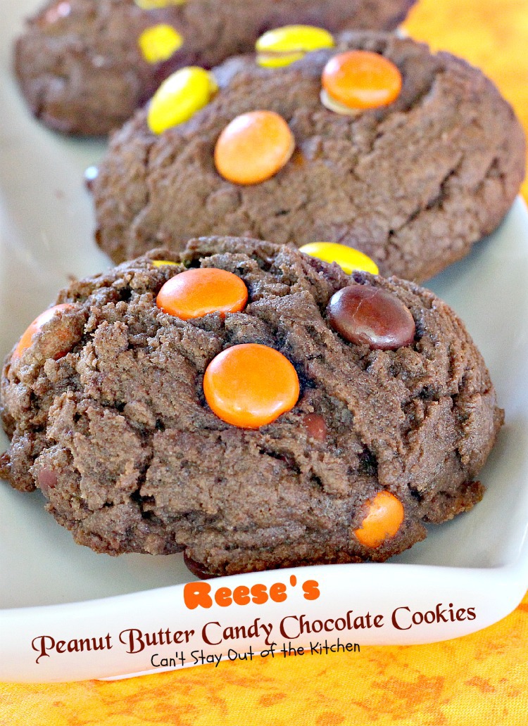 Reese's Peanut Butter Candy Chocolate Cookies - IMG_7831