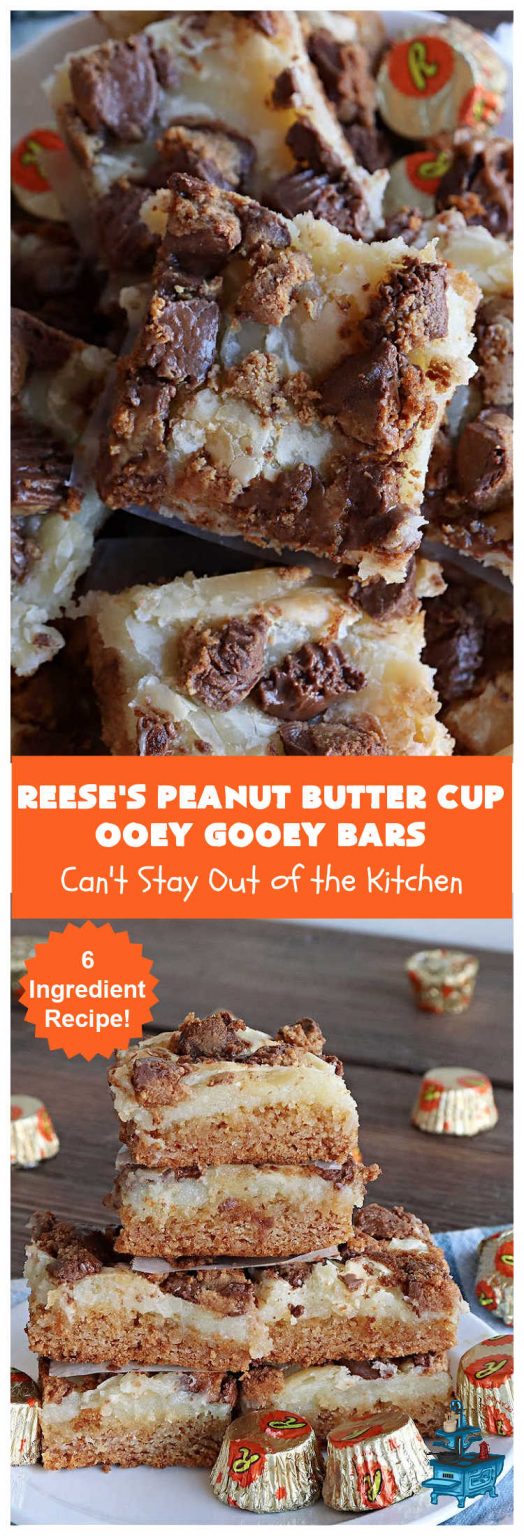 Reese’s Peanut Butter Cup Ooey Gooey Bars Can't Stay Out of the Kitchen