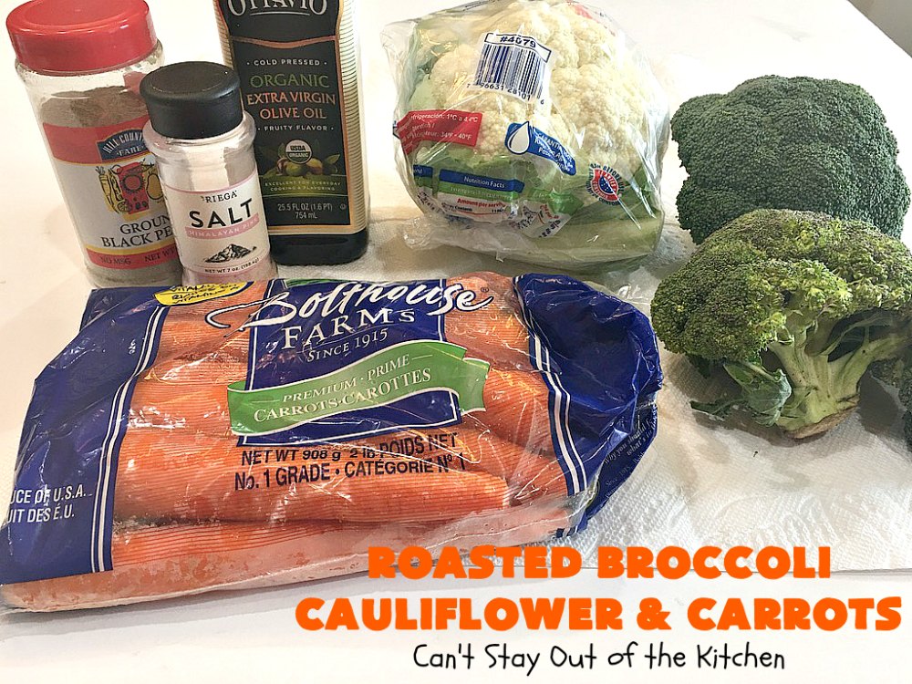 Roasted Broccoli, Cauliflower and Carrots Can't Stay Out of the Kitchen