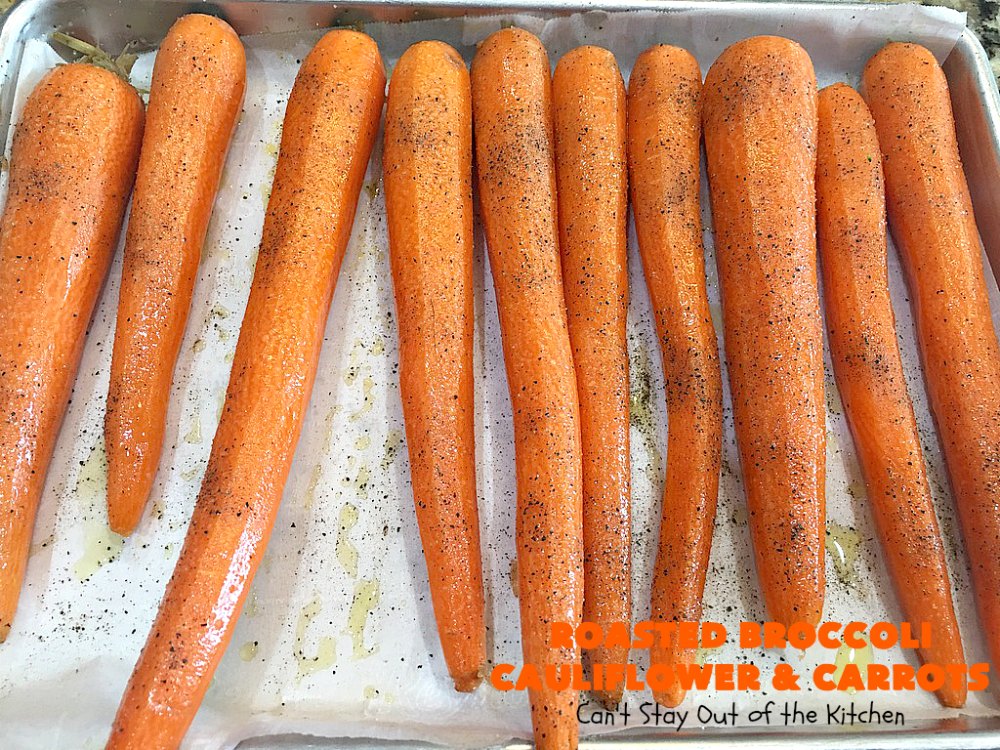 Roasted Broccoli, Cauliflower and Carrots Can't Stay Out of the Kitchen