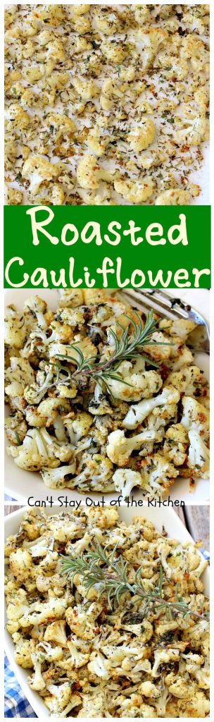 Roasted Cauliflower | Can't Stay Out of the Kitchen