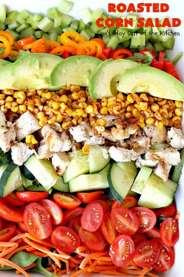 Roasted Corn Salad – Can't Stay Out of the Kitchen