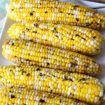 Roasted Herb Corn | Can't Stay Out of the Kitchen | quick, easy & delicious way to serve #CornOnTheCob. Very flavorful. The perfect side dish for potlucks, backyard barbecues or grilling out. We like to serve it for summer #holidays like #MemorialDay, #FourthOfJuly or #LaborDay. #GlutenFree #RoastedHerbCorn #corn #RoastedCorn