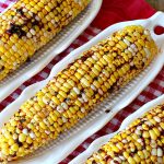 Roasted Paprika Corn | Can't Stay Out of the Kitchen | this fantastic #CornOnTheCob #recipe got 5 stars when I made it for company a couple of weeks ago. Amazing for #tailgating parties, potlucks, backyard barbecues or summer #holiday fun like #LaborDay. #Healthy, #LowCalorie & #GlutenFree. #corn #HolidaySideDish #RoastedPaprikaCorn