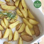 Rosemary Garlic Potatoes | Can't Stay Out of the Kitchen | super easy 4-ingredient #SideDish #recipe. This one tastes heavenly but is so easy to prepare for weeknight dinners. #potatoes #YukonGoldPotatoes #vegetable #rosemary #GlutenFree #4IngredientRecipe #RosemaryGarlicPotatoes