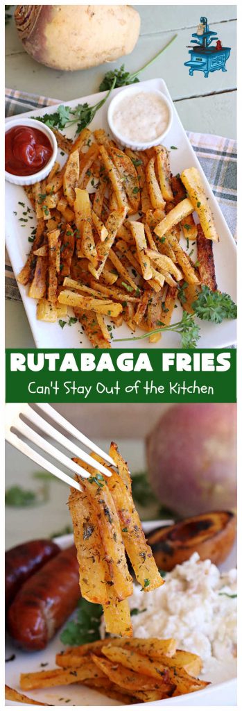 Rutabaga Fries | Can't Stay Out of the Kitchen