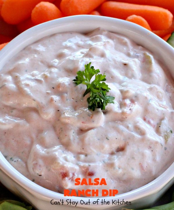 Salsa Ranch Dip Can't Stay Out of the Kitchen