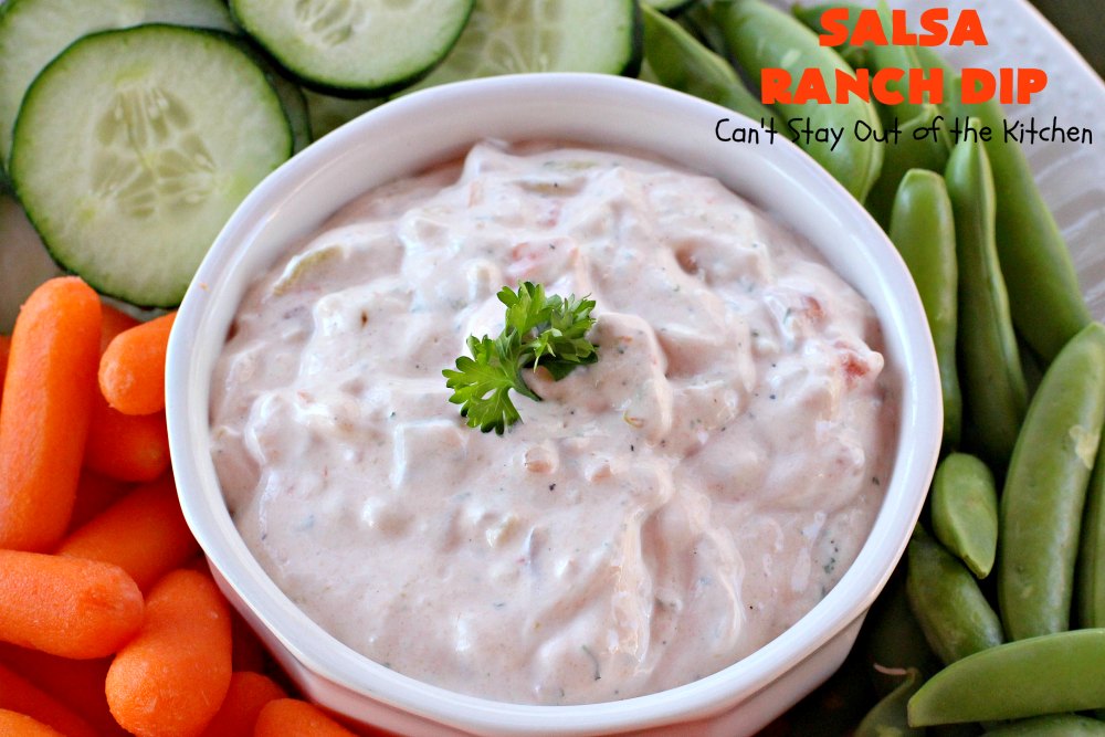 Salsa Ranch Dip Can't Stay Out of the Kitchen