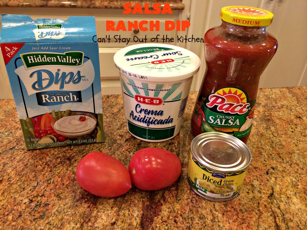 Salsa Ranch Dip Can't Stay Out of the Kitchen