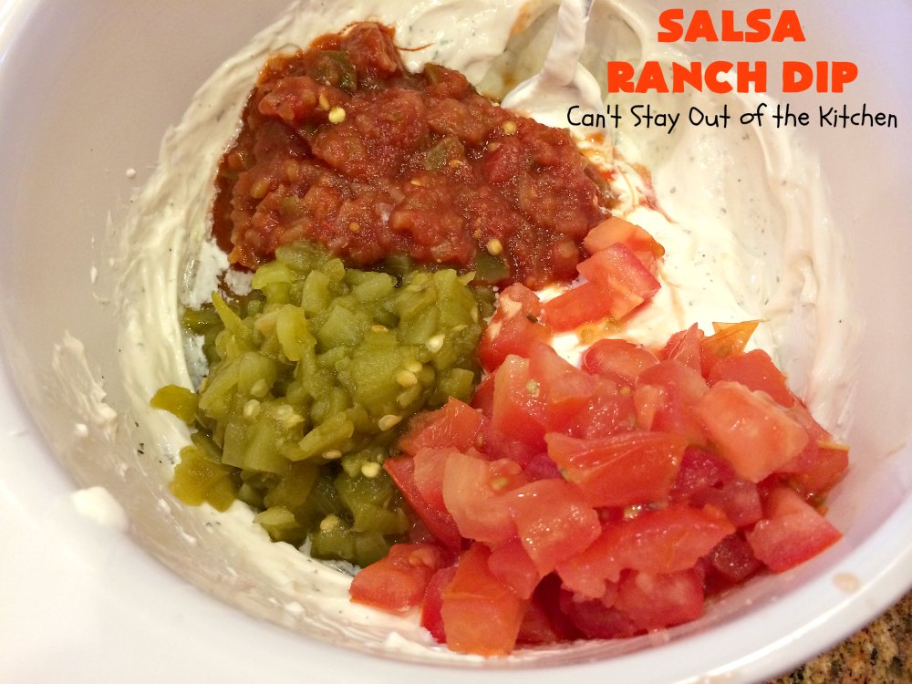 Salsa Ranch Dip Can't Stay Out of the Kitchen