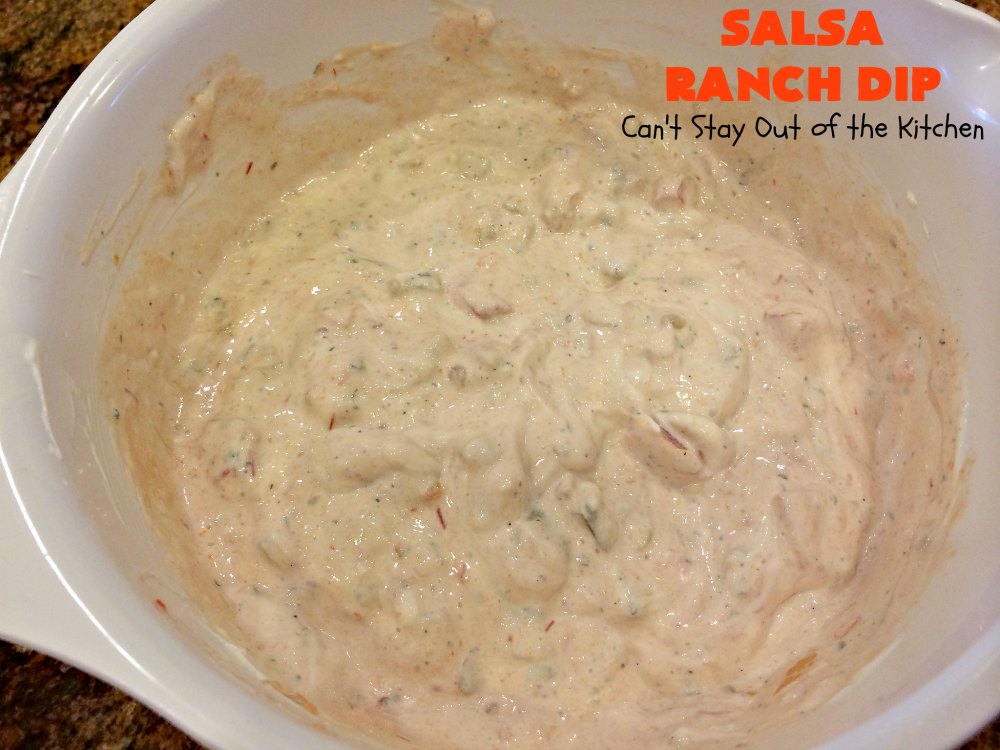 Salsa Ranch Dip Can't Stay Out of the Kitchen