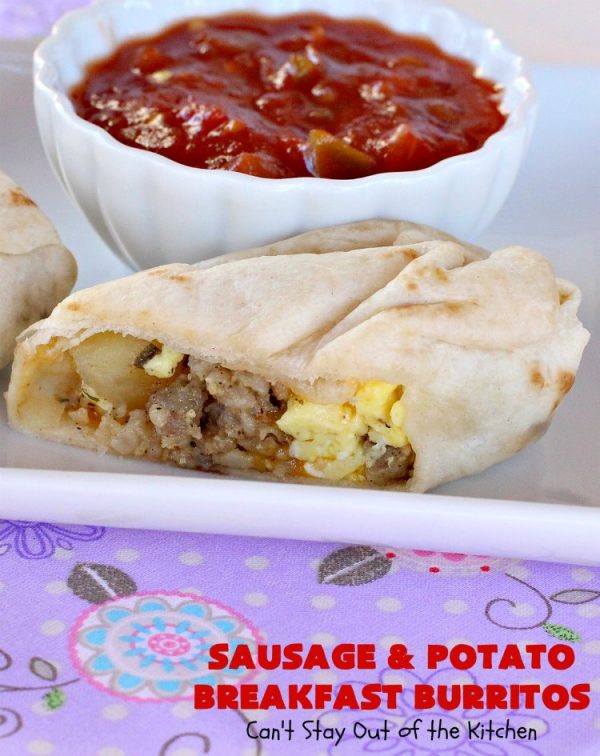 Sausage and Potato Breakfast Burritos Can't Stay Out of the Kitchen
