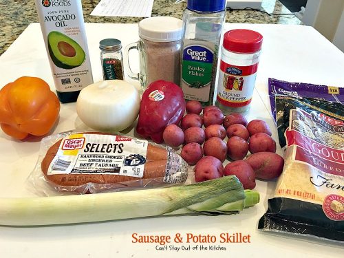 Sausage and Potato Skillet – Can't Stay Out of the Kitchen