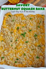 Savory Butternut Squash Bake – Can't Stay Out of the Kitchen