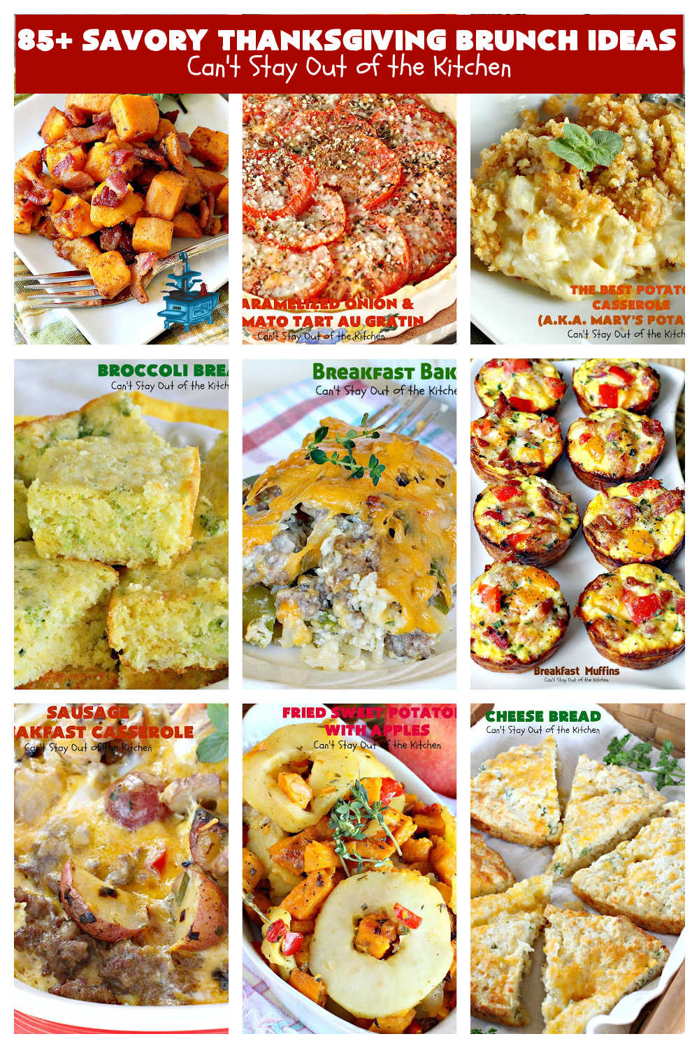 Savory Thanksgiving Breakfast Ideas | Can't Stay Out of the Kitchen | Over 85 #breakfast #recipes including #biscuits, #rolls, specialty #breads, #BreakfastCasseroles #BreakfastMuffins #BreakfastSkillets #BreakfastBurritos, #potatoes, #pork #SweetPotatoes #sausage #bacon #ham & #cornbread. #brunch #Thanksgiving #ThanksgivingBreakfast #Christmas #ChristmasBreakfast #SavoryThanksgivingBrunchIdeas