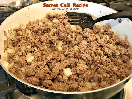 Secret Chili Recipe Can T Stay Out Of The Kitchen