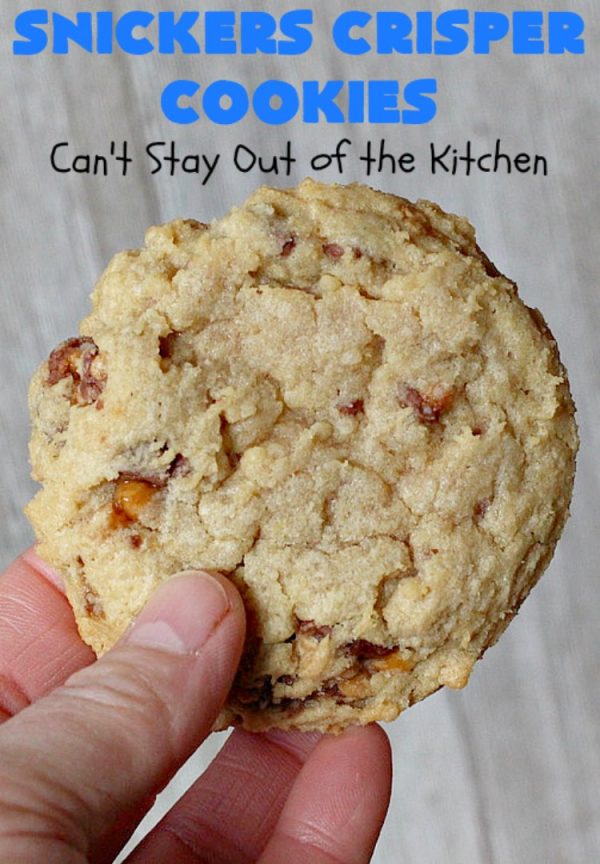 Snickers Crisper Cookies Can't Stay Out of the Kitchen