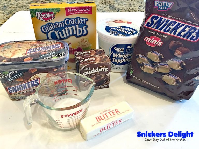 Snickers Delight Can't Stay Out of the Kitchen