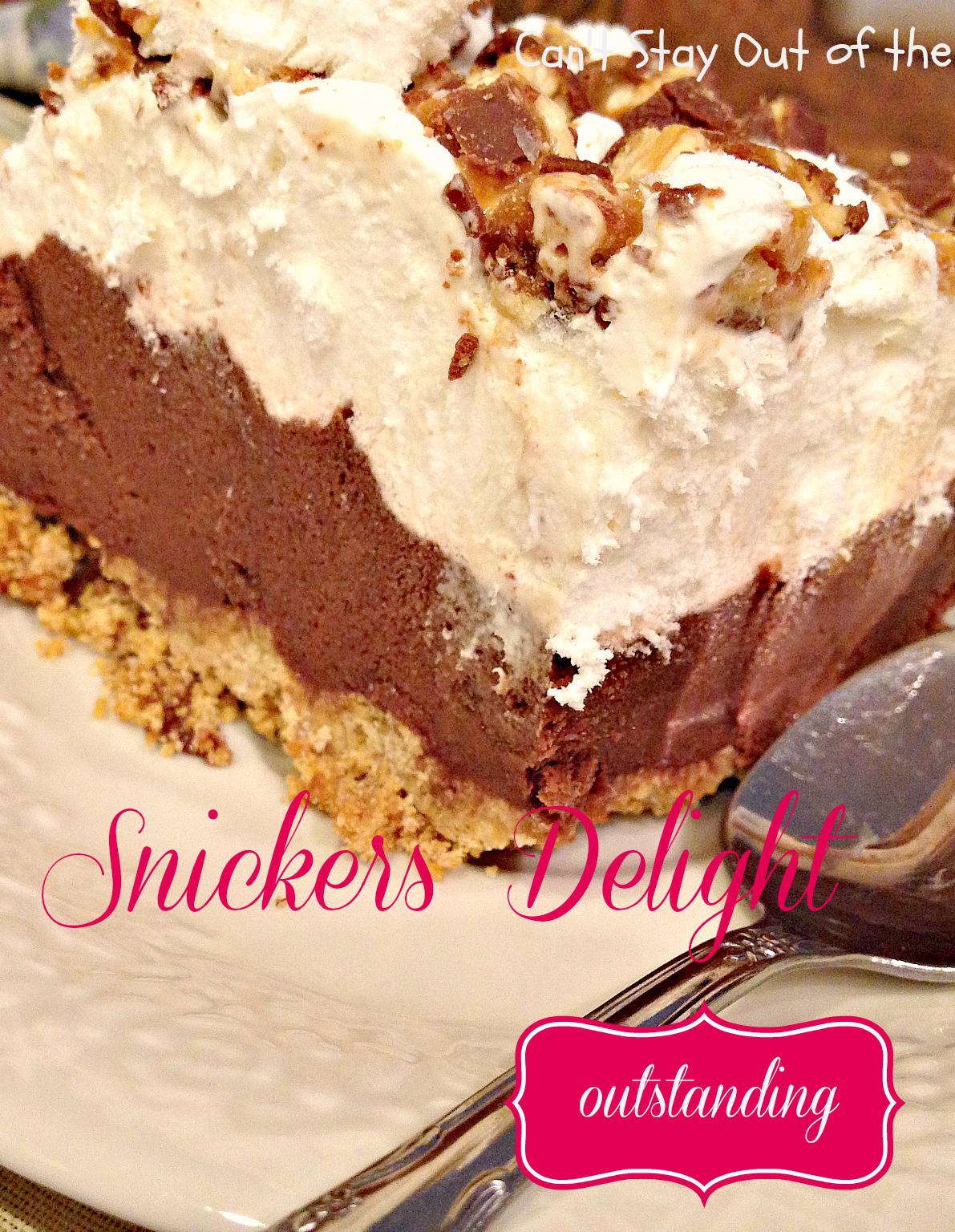 Snickers Delight Recipe Pix 9 346 Can't Stay Out of the Kitchen