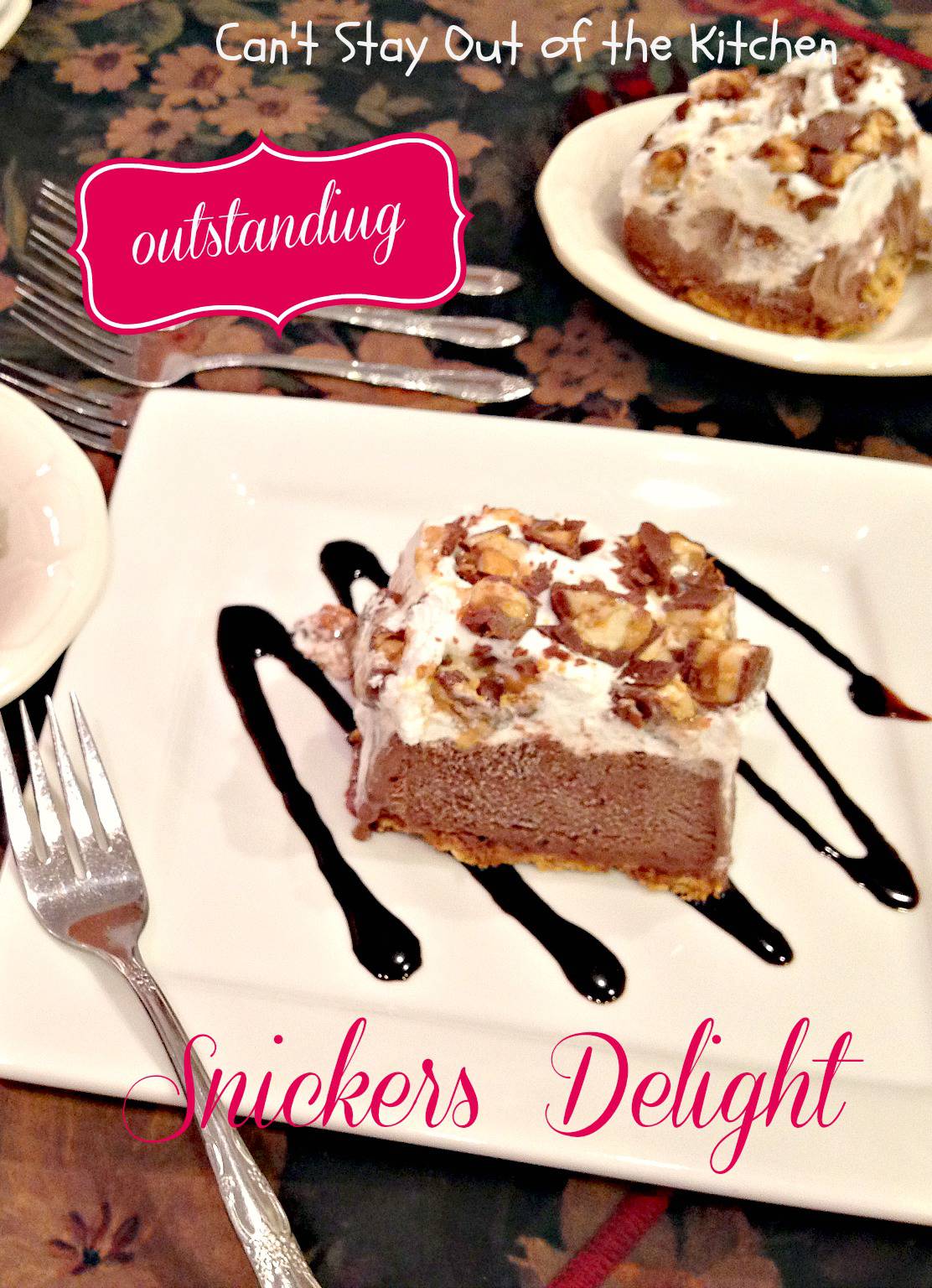 Snickers Delight Recipe Pix 9 449 Can't Stay Out of the Kitchen