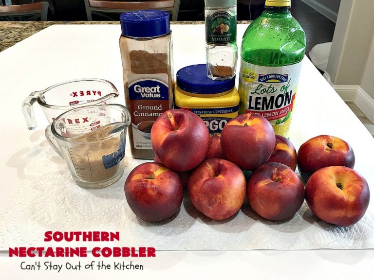 Southern Nectarine Cobbler Can't Stay Out of the Kitchen
