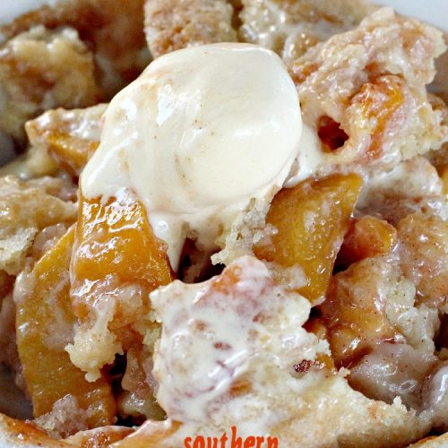 Southern Peach Cobbler | Can't Stay Out of the Kitchen